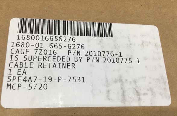 L3 Harris Technologies 2010776-1 Cable Retainers 1680-01-665-6276