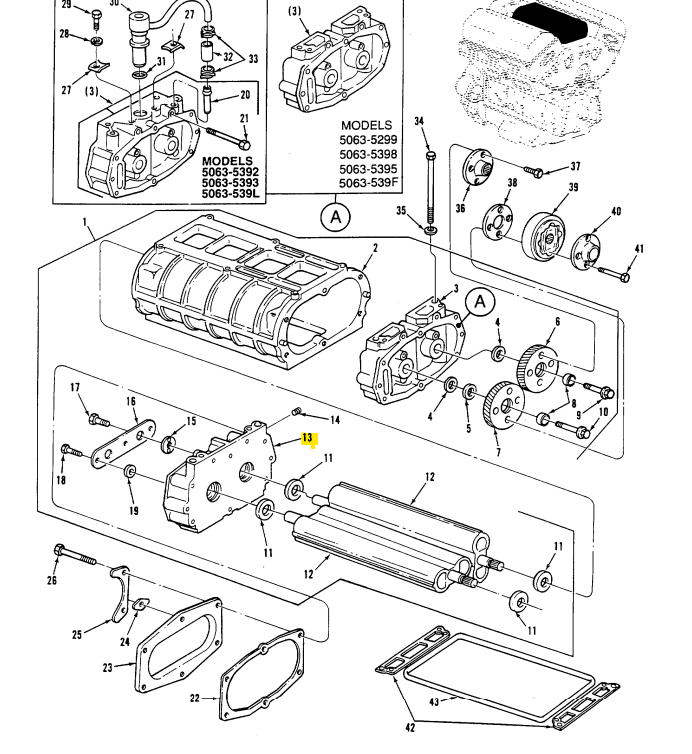 M109 APC End Plate 5134914 Housing 2990-00-079-8611