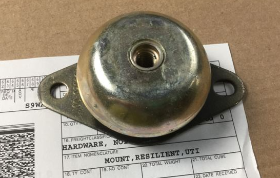 5340-01-477-1375 MOUNT,RESILIENT,UTILITY,98-19514 MEP831A,3 KW GEN SET, 409320-001