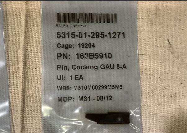 General Dynamics 163B5910 Headed Straight Pins 5315-01-295-1271