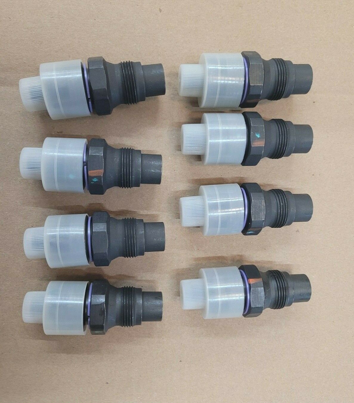 NEW HMMWV HUMVEE HUMMER H1 6.2 6.5 FUEL INJECTOR SET OF 8 5743795 OEM NON TURBO