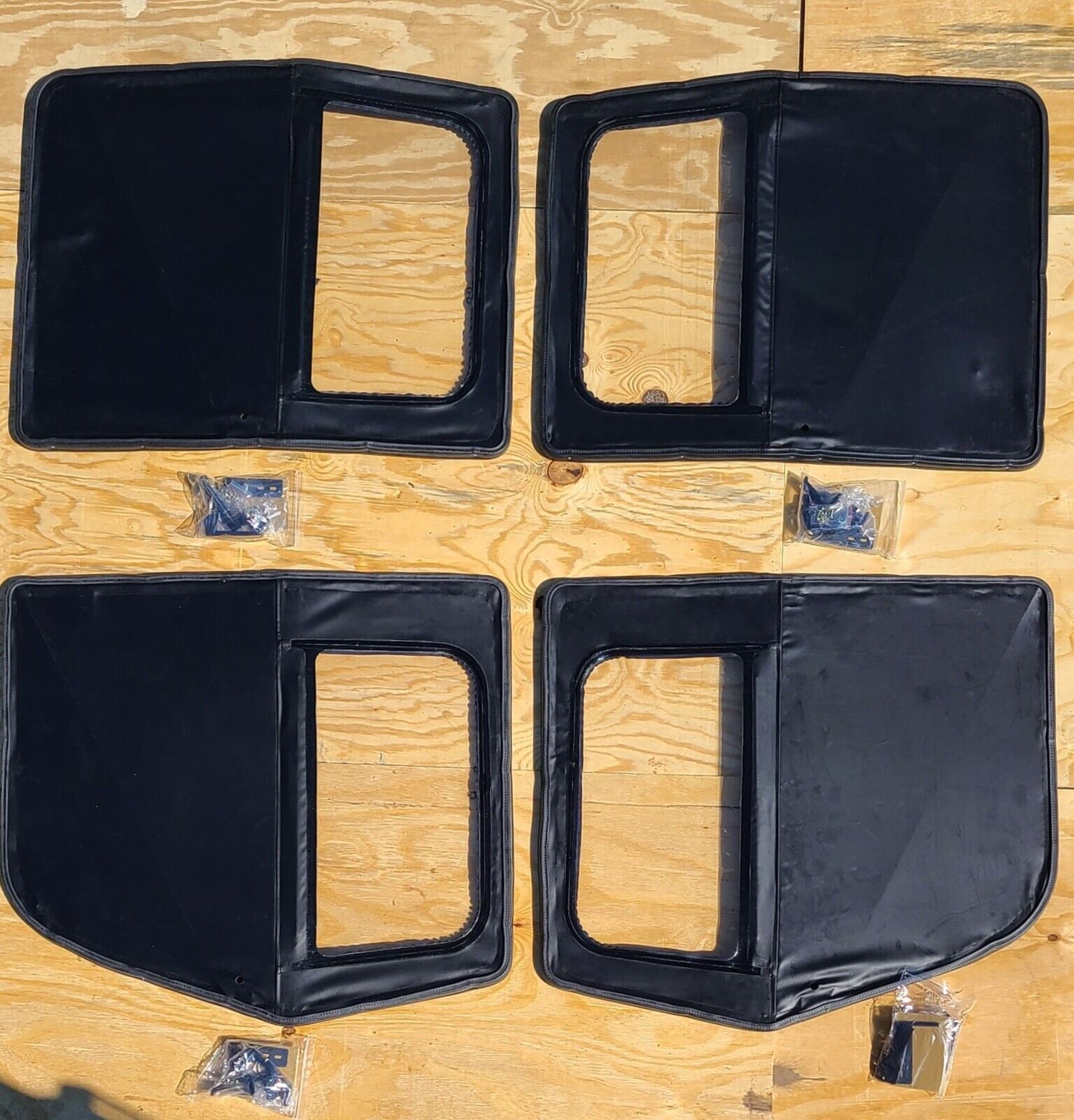 NEW HMMWV 4 Man Soft Top KIT BLACK Humvee M998 4 Doors, C-Pillar, Bows, Rails, Roof M1123