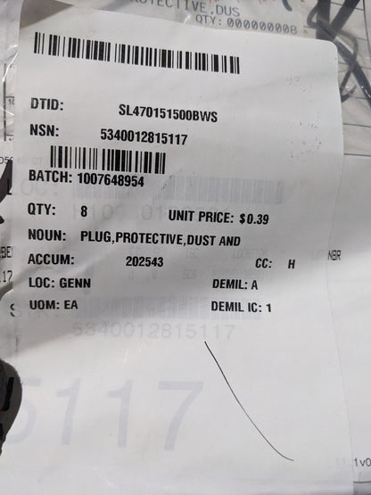 Caplugs LLC CEP-28 Protective Plug - NSN 5340-01-281-5117 - inventory label