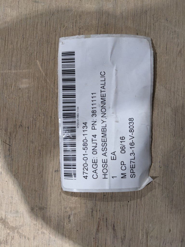 Parker-Hannifin Corporation F471STJCJC101010AV-151.00 Hose Assembly, Nonmetallic - NSN 4720-01-580-1134 - inventory label