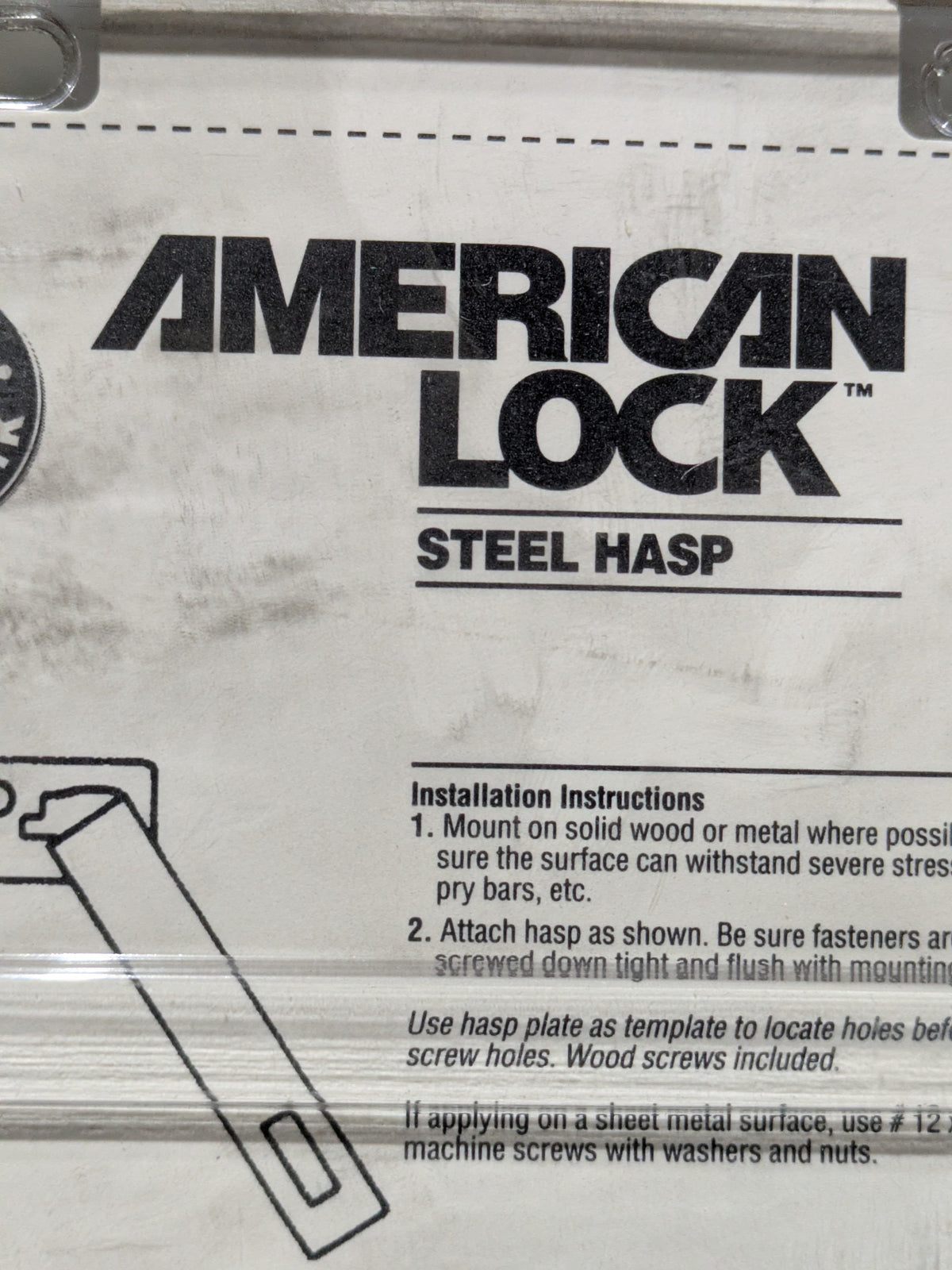 American Lock Company A825 Latch, Hasp - NSN 5342-01-225-4786 - photo 1