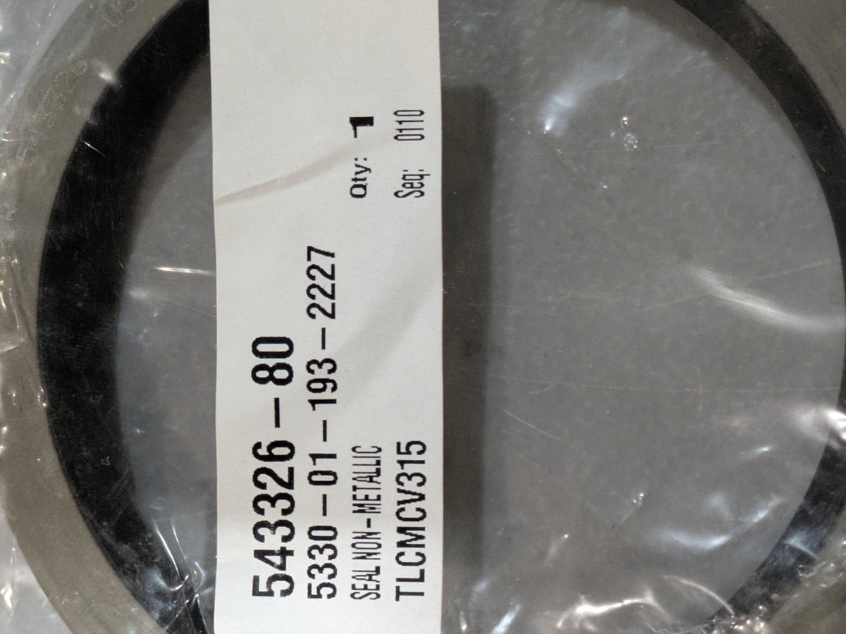 SKF USA INC. 543326-80 Seal - NSN 5330-01-193-2227 - inventory label