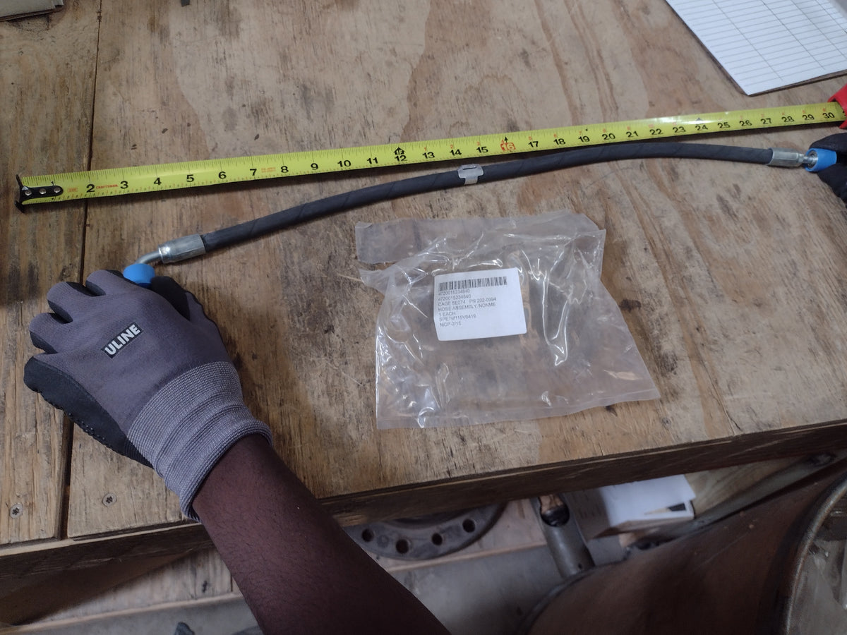 Caterpillar 202-0994 Hose Assembly - NSN 4720-01-523-4840 - inventory label