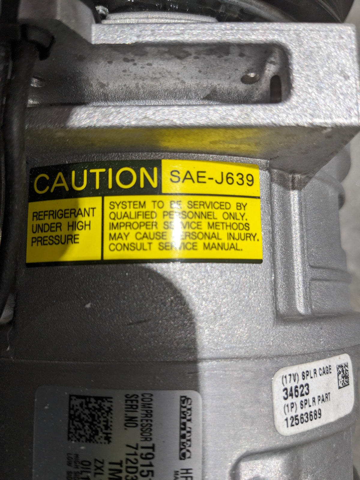 AM General 12563689 Refrigerant Compressor - NSN 4130-01-611-8722 - photo 4