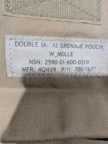 BMI Defense Systems 3677 Vehicular Ammo Pouch - NSN 2590-01-600-0319 - inventory label