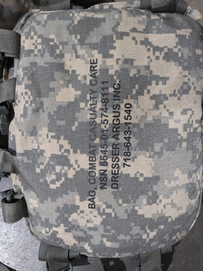 Dresser-Argus, Inc 8111 Combat Casualty Care Bag - NSN 6545-01-574-8111 - inventory label