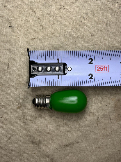 NORMAN LAMPS CM6S6/30V-801 GREEN BULB INCANDESCENT LAMP 6240014704272