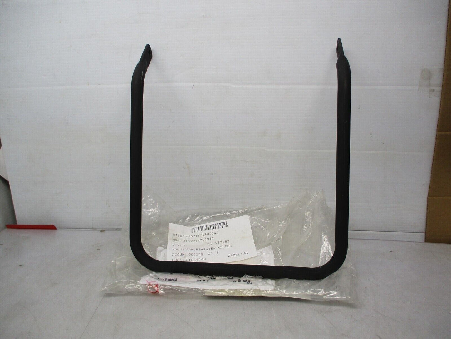 HMMWV D00337K D00347K 6039466 ALUMINUM REVIEW MIRROR ARM BOW 2540-01-570-2987