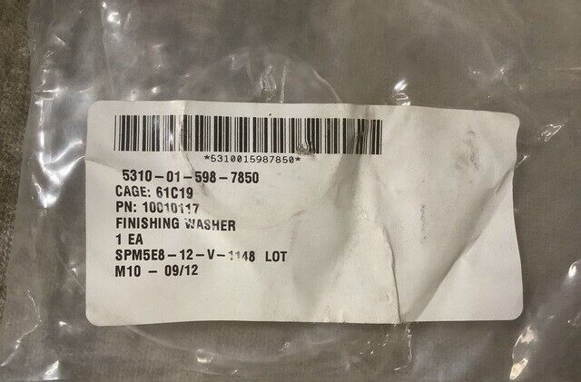 MRAP - COUGAR 10010117 10009574 FINISHING WASHER, CAP 4IN 5310-01-598-7850