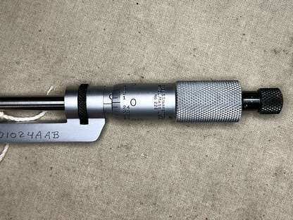 OUTSIDE MICROMETER CALIPER 228XRL 1'' 001'' LOCK NUT 07570174 5210-01-534-2746