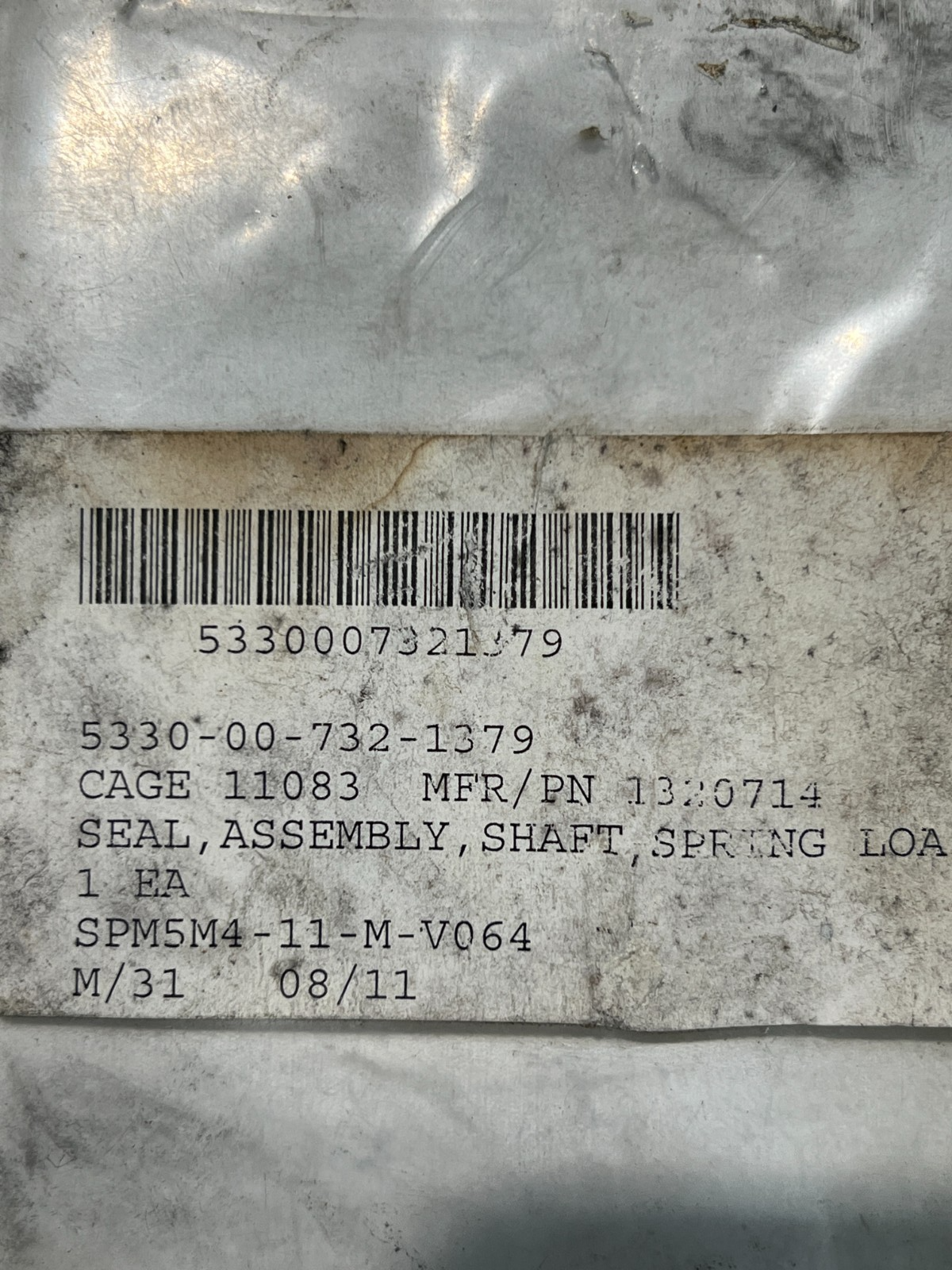 Seal 1320714 NSN 5330-00-732-1379 - photo 5