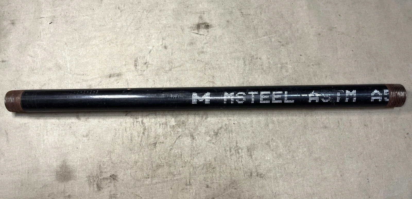 M60 AVLB ARMORED BRIDGE PLAIN STEEL PIPE NIPPLE 12" 3800 PSI 4730-01-159-4847