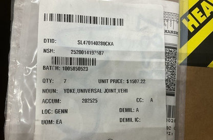 Universal Joint Yoke 209167G NSN 2520-01-419-3587 - photo 5
