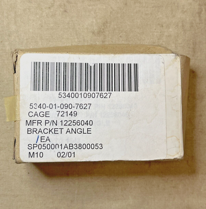 MILITARY M939 TRUCK SERIES 12256040 ONE HOLE ANGLE BRACKET 5340-01-090-7627 NOS