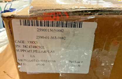 MAXXPRO CAT I 3824748C92L REAR PILLAR PLATE SUPPORT ASSEMBLY 2590-01-563-9882