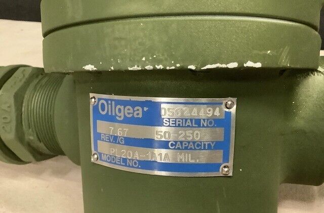 NEW OILGEAR PL20A-1A1A MIL FLOW RATE INDICATING METER FITS FUEL PUMP MODULE GPM