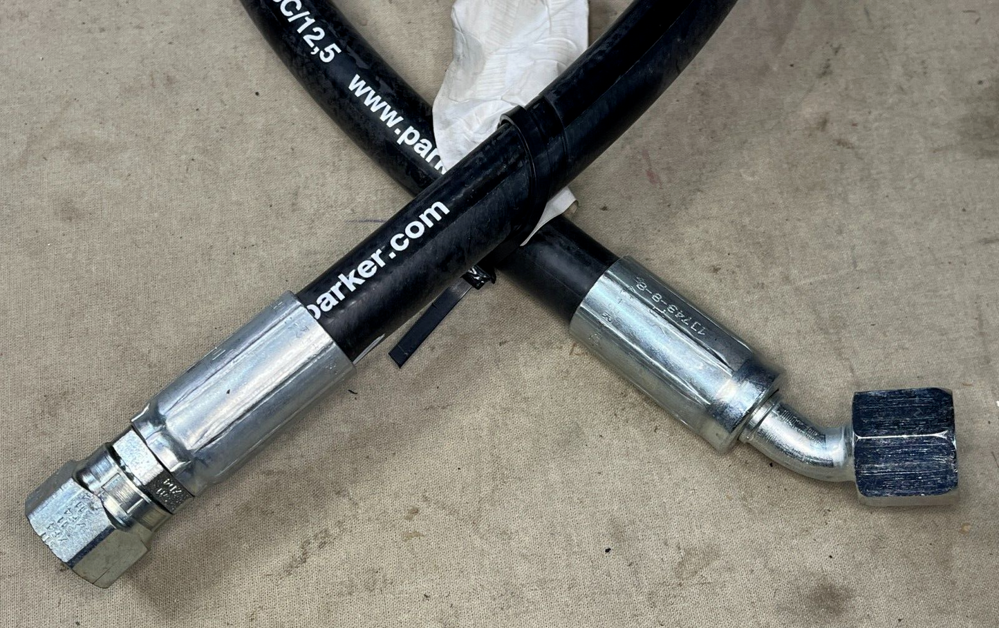 LRTF TX51-19M PARKER 471TC-8 4250PSI HOSES 1.2LG 775 FD12 F4512 4720-01-495-6122