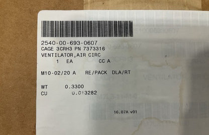 Ventilator 5-TON NSN 2540-00-693-0607 - photo 3