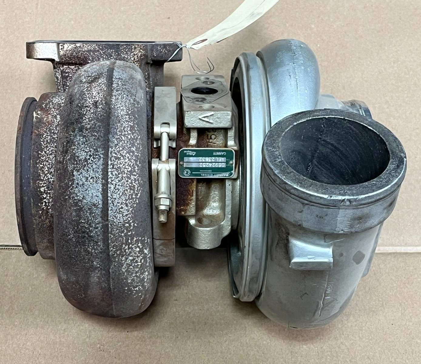 GENUINE OEM GARRETT TV7301 466176-1 DETROIT DIESEL 6V92TAB TURBOCHARGER 08924252