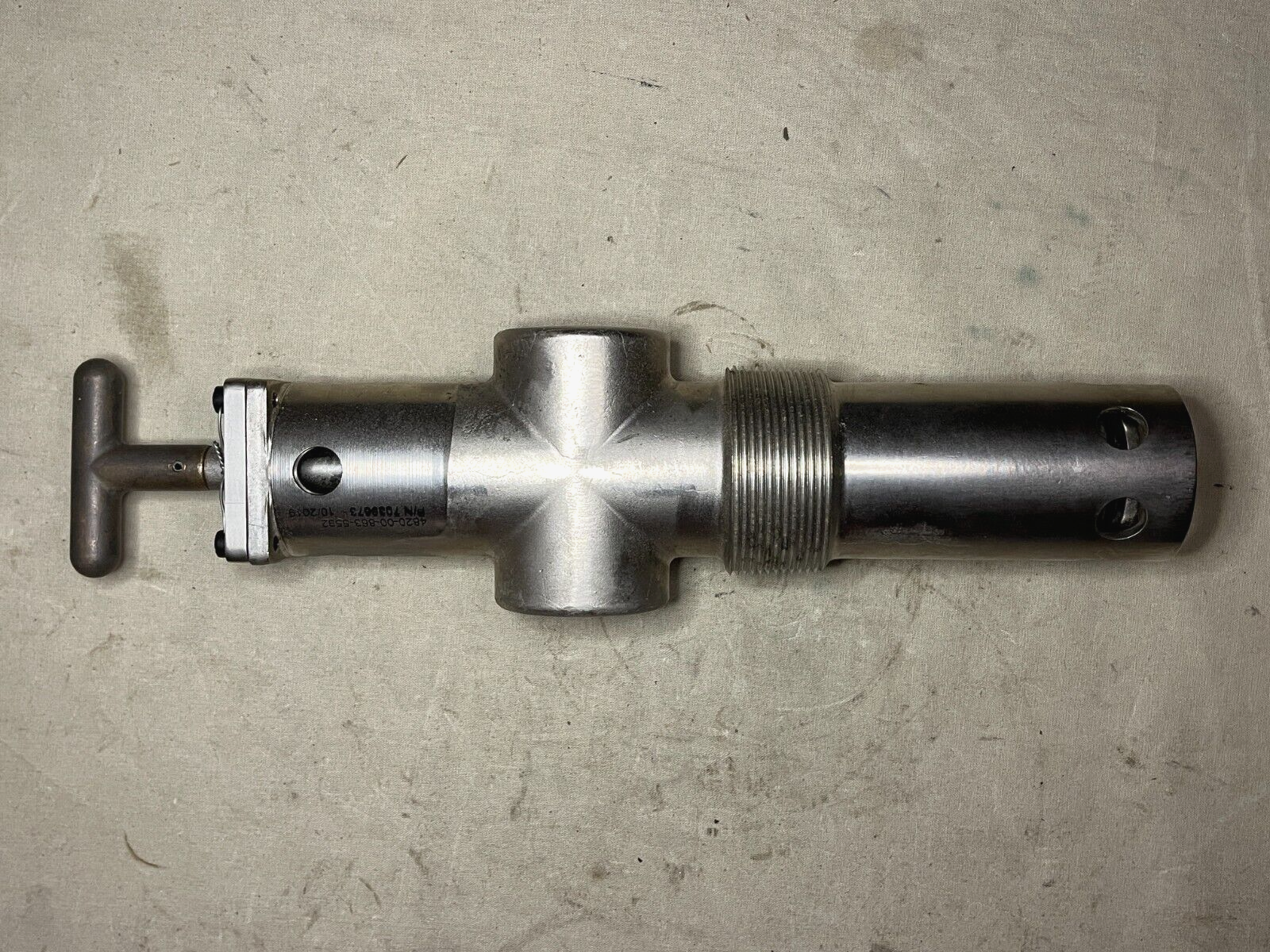 M149A2 WATER BUFFALO TRAILER 7039673 FLOW STOP-CHECK VALVE 4820-00-863-5592