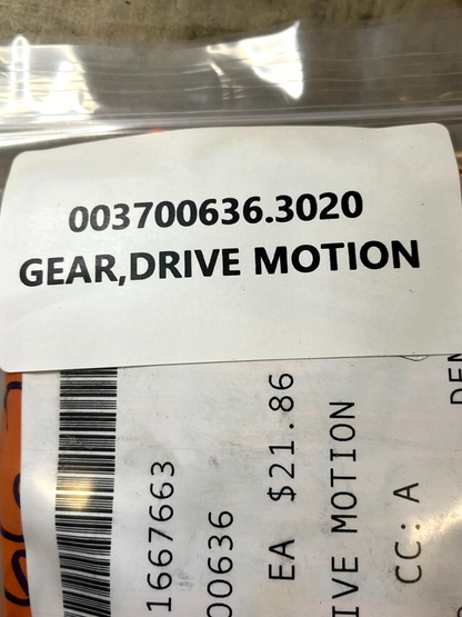 HEAVY DUTY DRIVE MOTION GEAR 150809 3020003700636 3020-00-370-0636