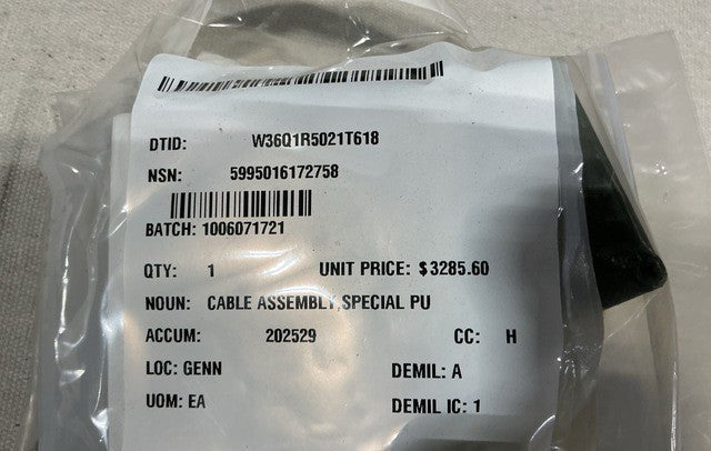 Cable Assembly AN/PRC-155 NSN 5995-01-617-2758 - photo 5