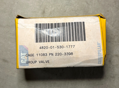 GENUINE CAT CATERPILLAR 220-3398 12V GROUP SOLENOID VALVE 4820-01-530-1777 USA