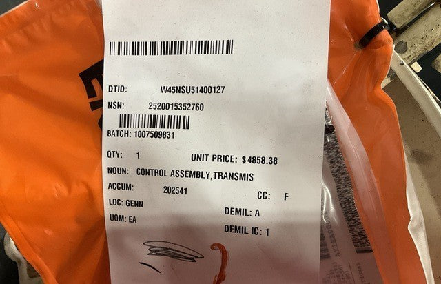 Transmission Control 12477951 NSN 2520-01-535-2760 - photo 6