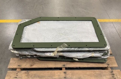 MILITARY MTVR-2MK23 TRUCK LEFT WINDSHIELD OVERLAP PLATE 17KP777 9520-01-575-1308