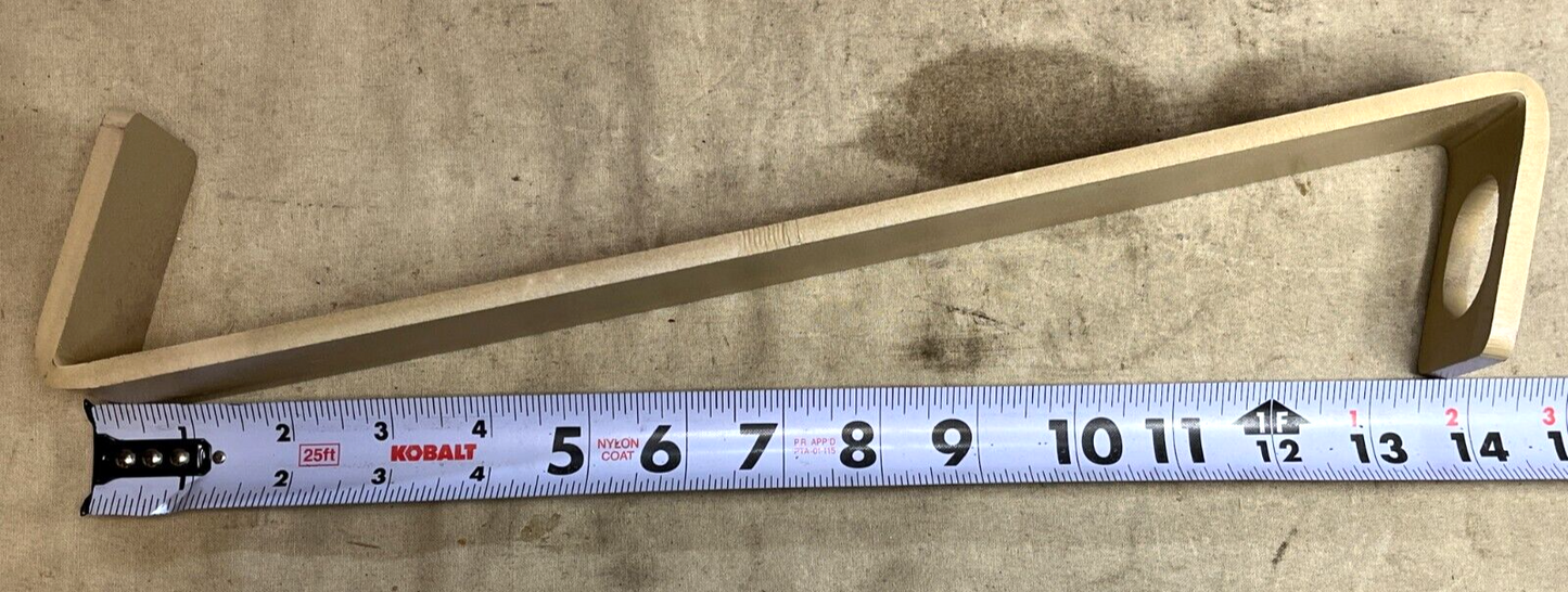 LIGHT ARMORED VEHICLE 13015291 RIGHT MOUNTING Z BRACKET 5340-01-555-2980 NOS