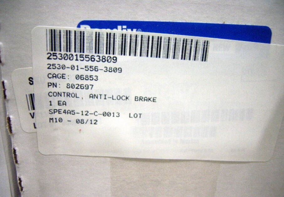 MRAP BENDIX 802697 M-32 ABS MODULATOR VALVE K1289170 5015514 2530-01-556-3809