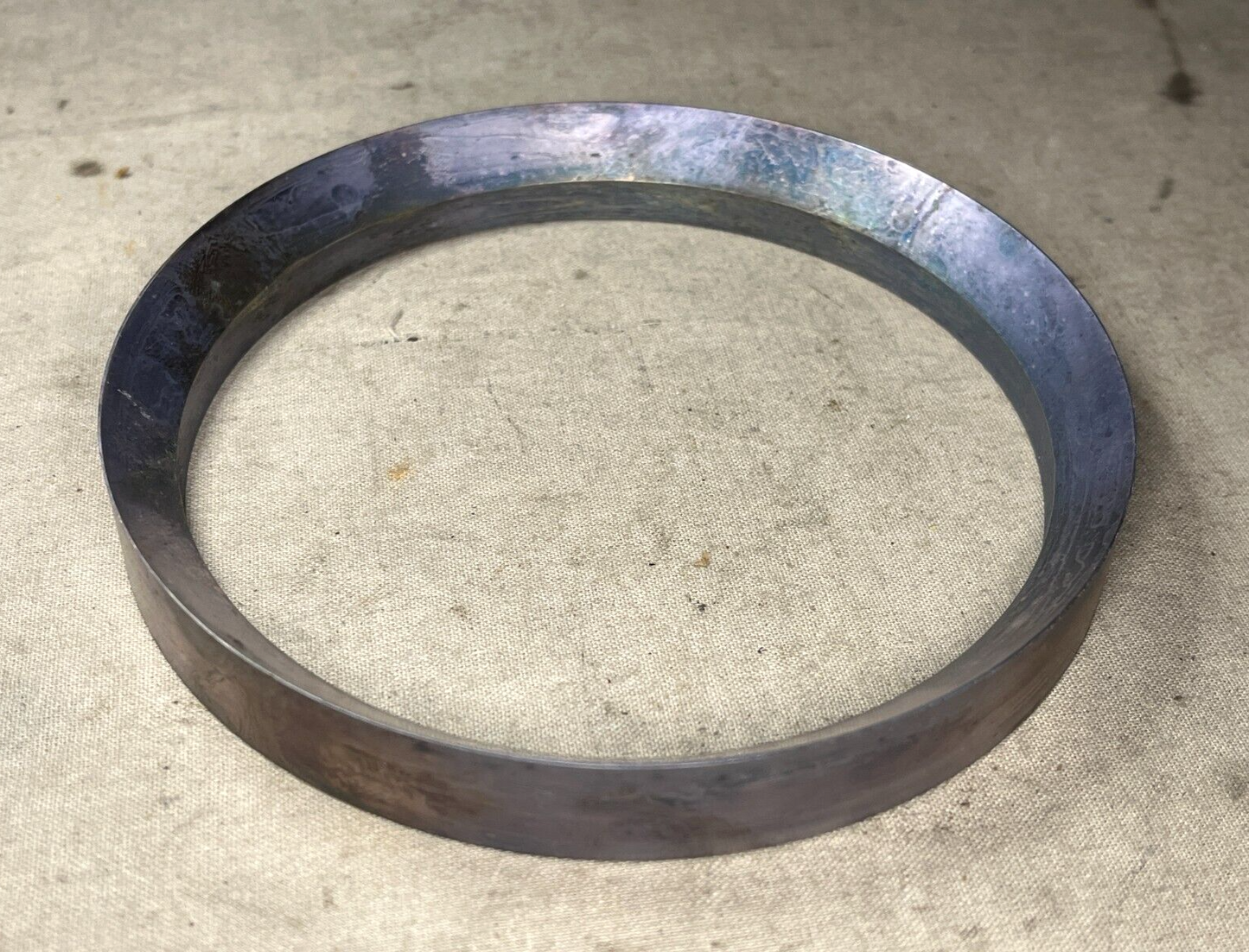 KNOX-CLASS FRIGATE D16130 SOFT STEEL SILVER PLAT SEAL RING 4820-00-316-4001 NOS