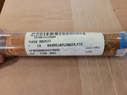 Genuine Cummins  Plunger and Barrel Part # 3062577 , 3022551T , 2910-01-312-2699