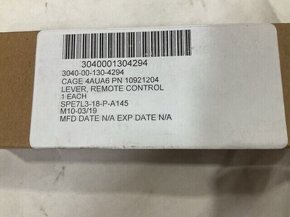 M992, M109 HOWITZER 10921204 REMOTE CONTROL LEVER 2530001304294 3040-00-130-4294