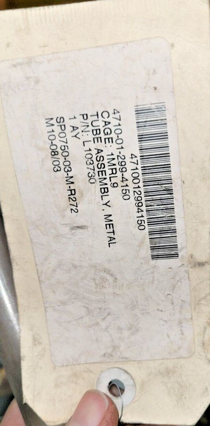 METAL TUBE ASSEMBLY NSN 4710-01-299-4150 FORKLIFT TRUCK 3930-01-076-4237 L103730