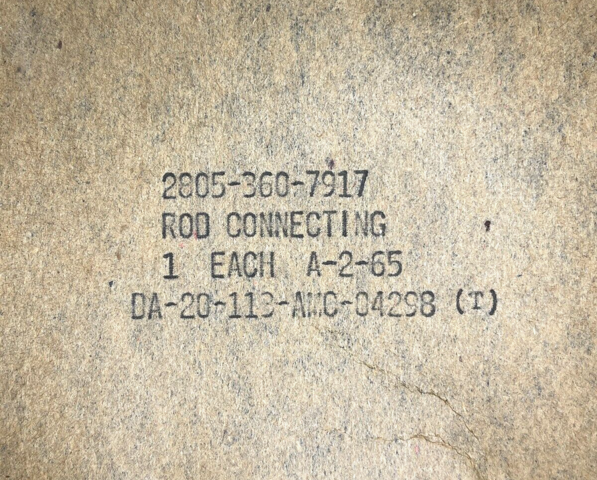 M38A1 MOTOR JEEP PISTON CONNECTING ROD 1.215" 7743751 641774 2805-00-360-7917