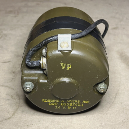 M151 M35 ROBBINS/MEYERS 8359741-1 HEATER FAN BLOWER MOTOR 24V DC 8359741 NOS