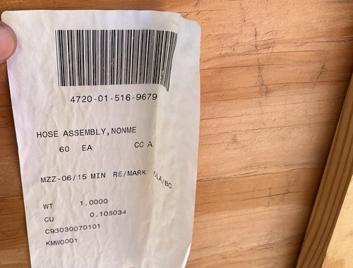Nonmetallic Hose Assembly M1114 NSN 4720-01-516-9679 - photo 13
