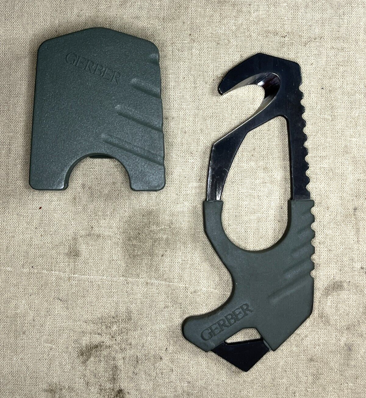 MRAP GERBER GEAR 3880024 5" GREEN VEHICLE STRAP CUTTER-SAFETY 2590-01-576-2424