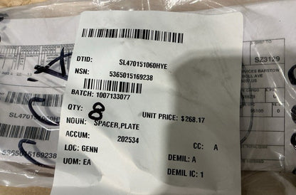 Plate Spacer 1KK622 NSN 5365-01-516-9238 - photo 3