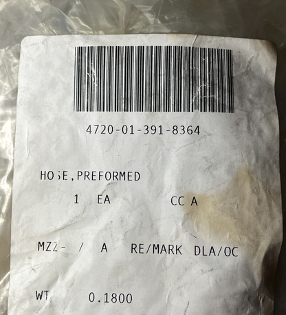 DIESEL ENGINE MODEL D850 KUBOTA 19269-7294-0 PREFORMED HOSE 4720-01-391-8364