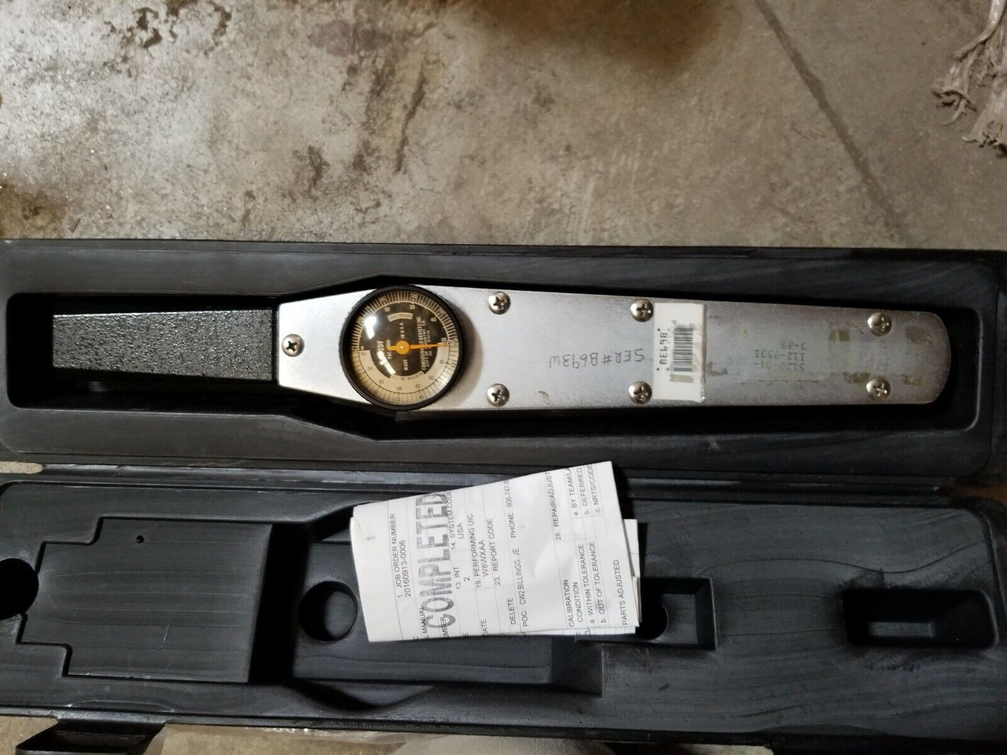 12.5 Inch 2.0 Meter B107.300	 TES160 B107.14M	 Torque Wrench  1 TYPE AND C CLASS