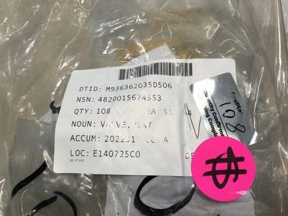 John Deere AT208411 1/8" Pressure Relief Valve 624KR Loader NSN 4820-01-567-4553