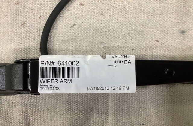 ROUGH TERRAIN FORKLIFT, TX51-19M TEREX 641002 LEFT WIPER ARM 2540-01-495-7564