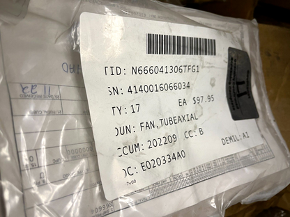 COMAIR ROTRON 4085518 115V TUBEAXIAL COOLING FAN UF15KC12-BTHR 4140-01-606-6034