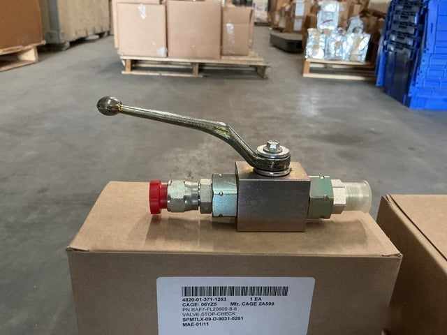 Stop-check Valve RAF7-FL20600-8-8 NSN 4820-01-371-1263